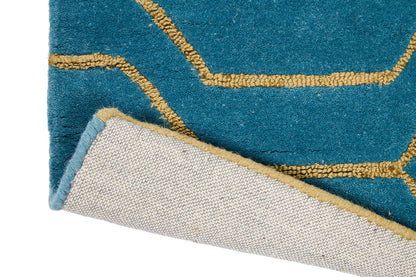 Laagpolig vloerkleed Wedgwood Arris Teal 37307