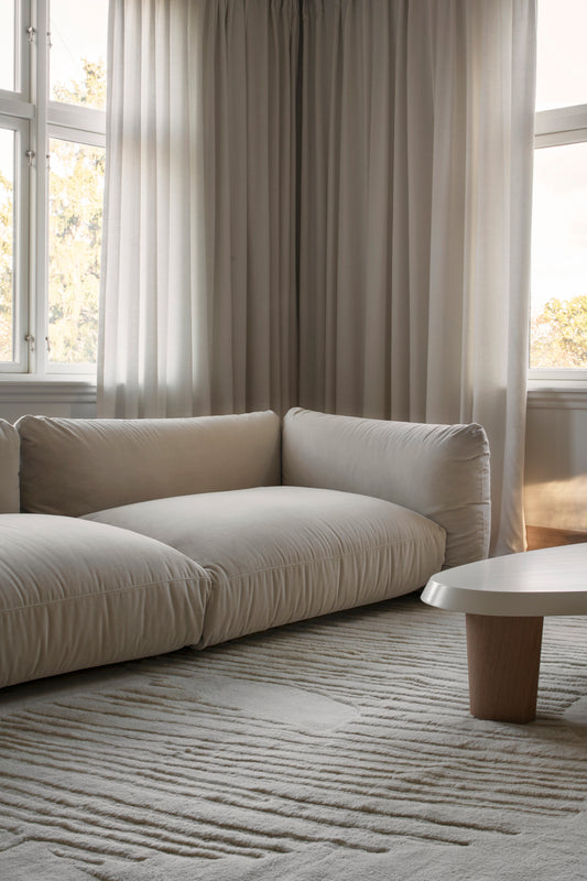 Vloerkleed Layered Artisan Guild Wool Rug Francis Pearl