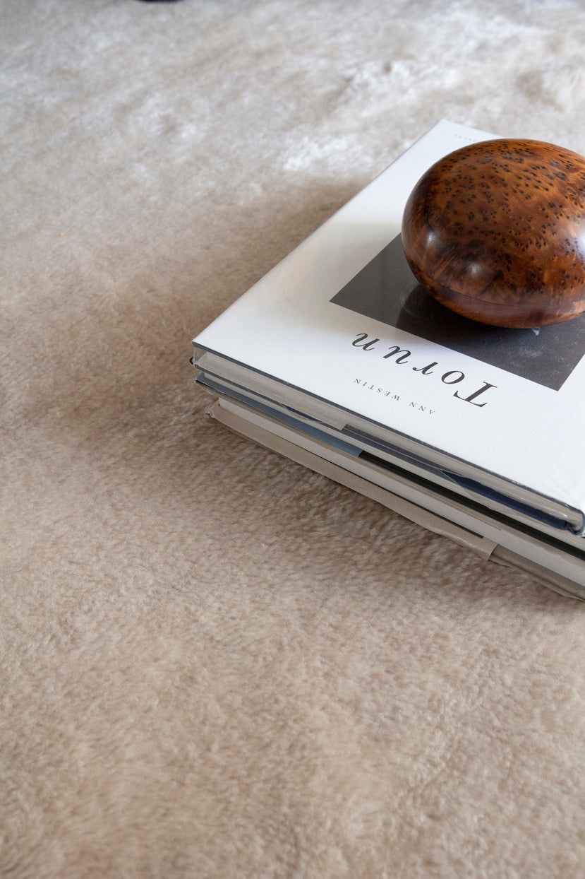 Vloerkleed Layered Artisan Guild Wool Rug Bone White