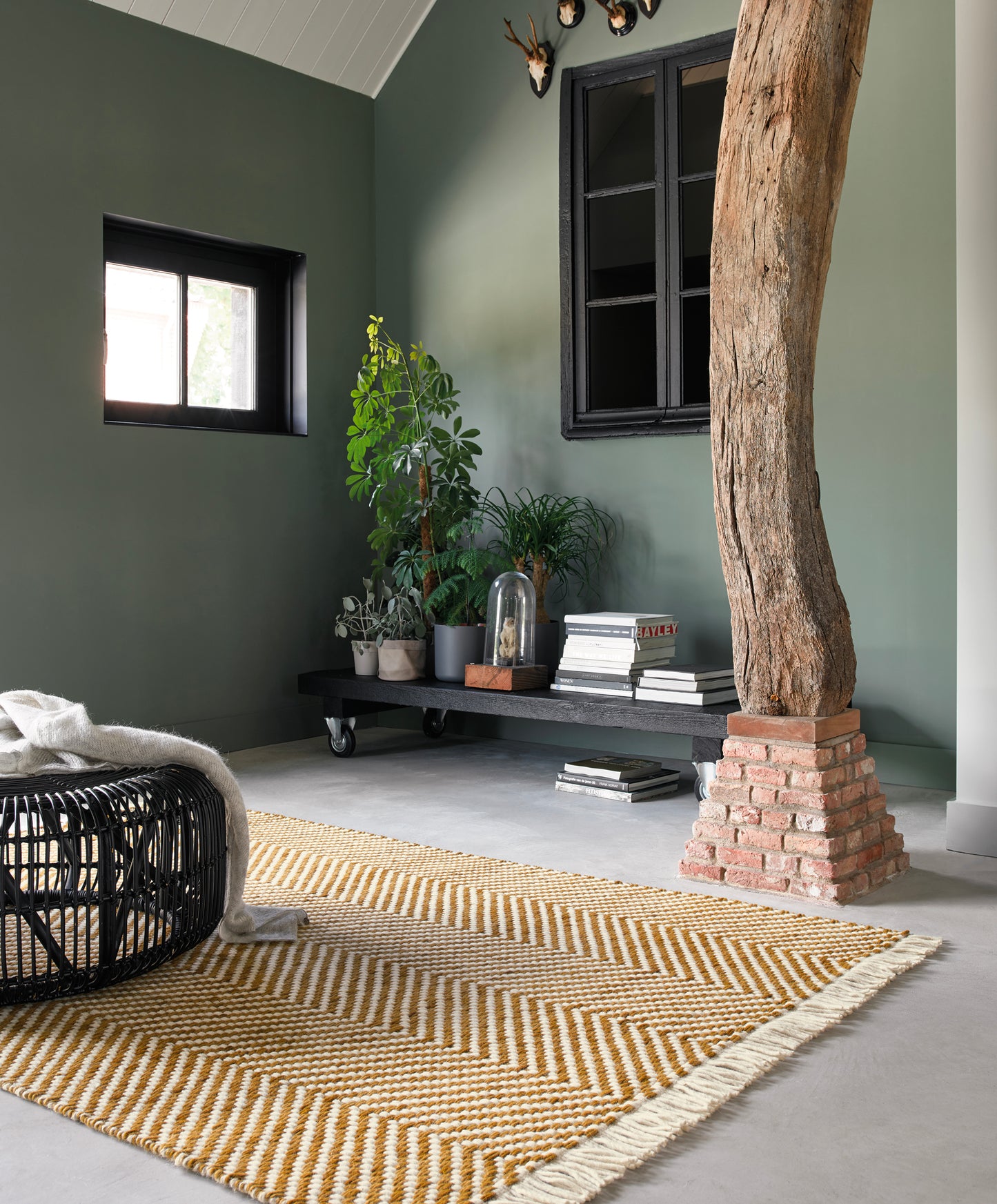 Vloerkleed Brink en Campman Atelier Twill Honey 49206
