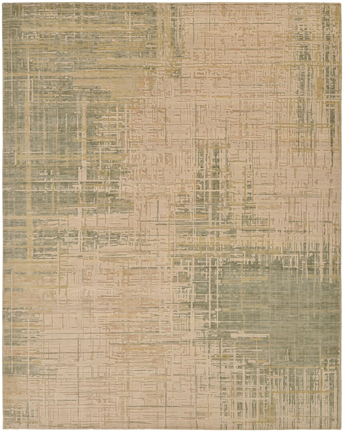 MOMO Rugs Atelier Edition TK-504 Groen Multi - 60 x 90 cm