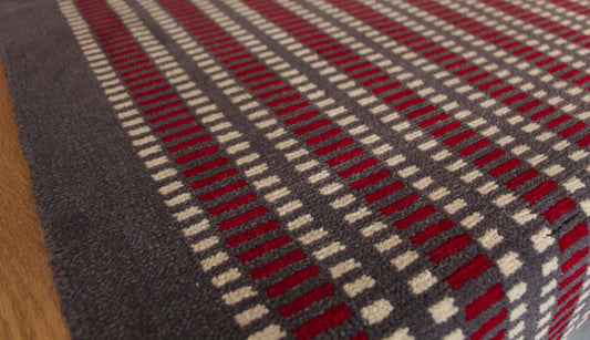 Traploper Hartley Tissier Winston Chess Gris Magenta & Crème