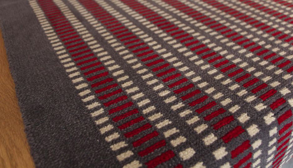 Traploper Hartley Tissier Winston Chess Gris Magenta & Crème