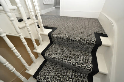 Traploper Hartley Tissier Winston Diamond Black & Ivory