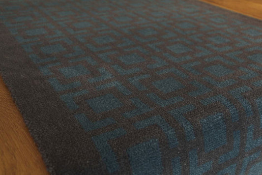 Traploper Hartley Tissier Winston Square Gris & Ocean