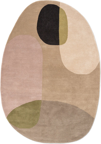 Vloerkleed Brink en Campman Decor Miller Autumn 095101 – bovenaanzicht
