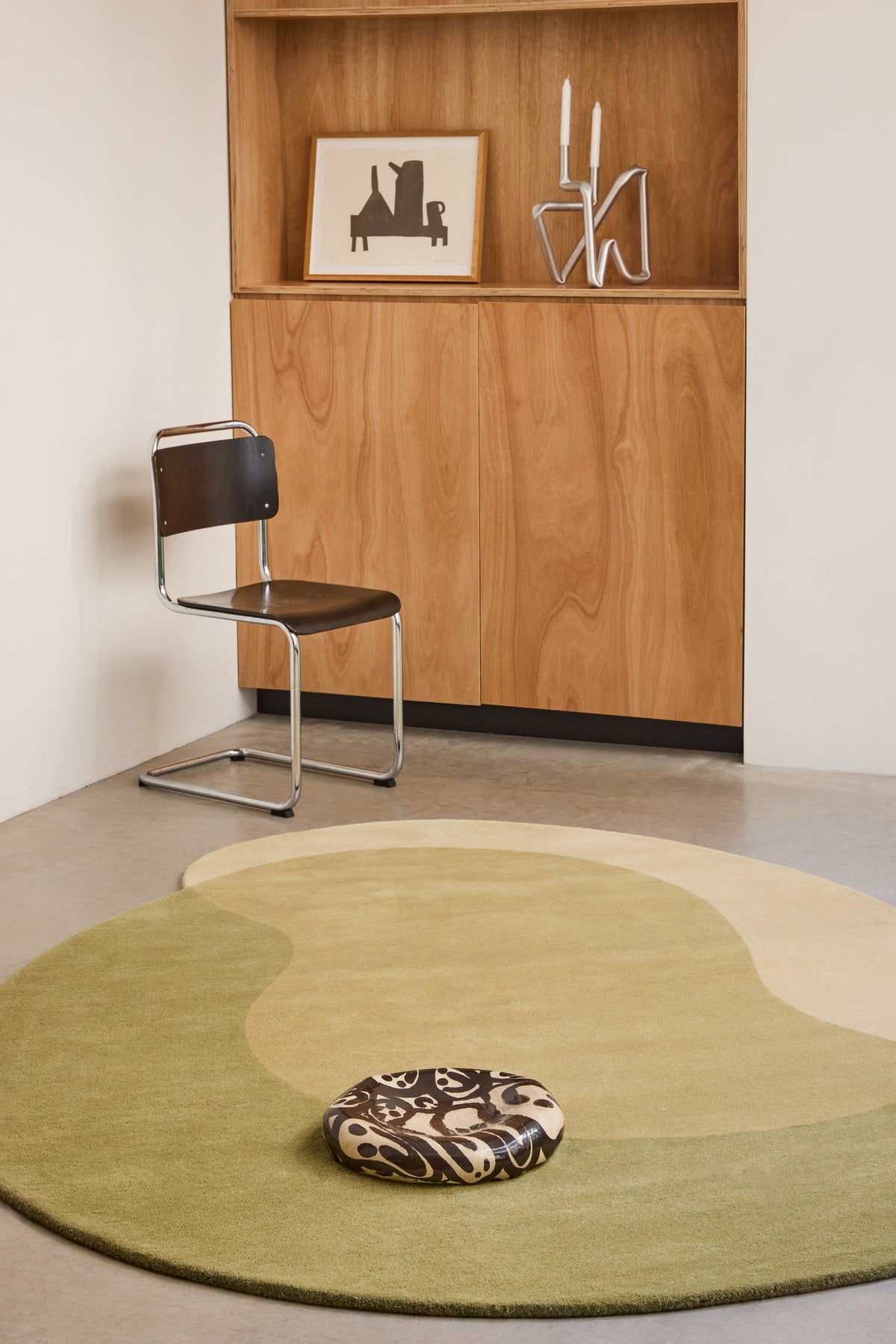 Vloerkleed Brink en Campman Element Lane Green 087507 – sfeerfoto