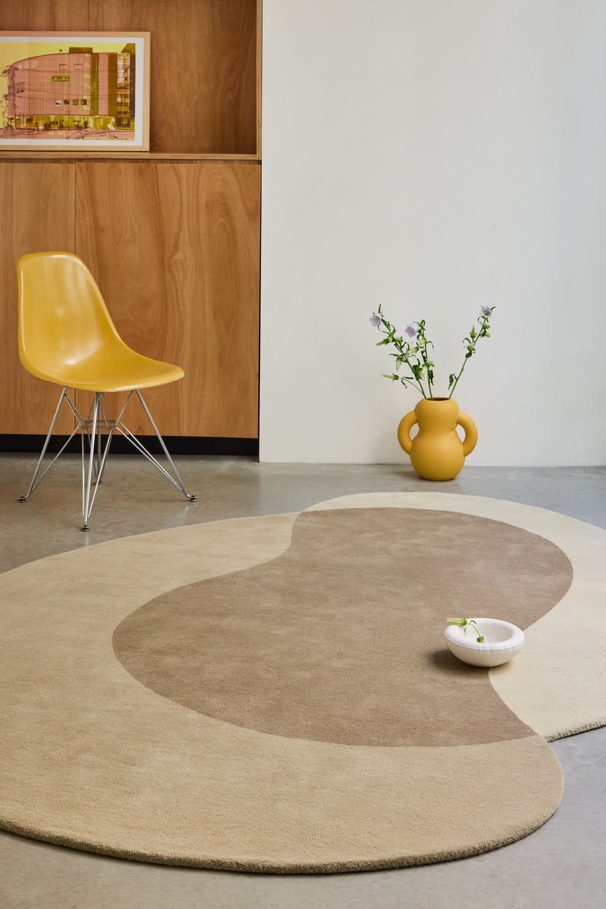 Vloerkleed Brink en Campman Element Lane Neutral 087501 – sfeerfoto