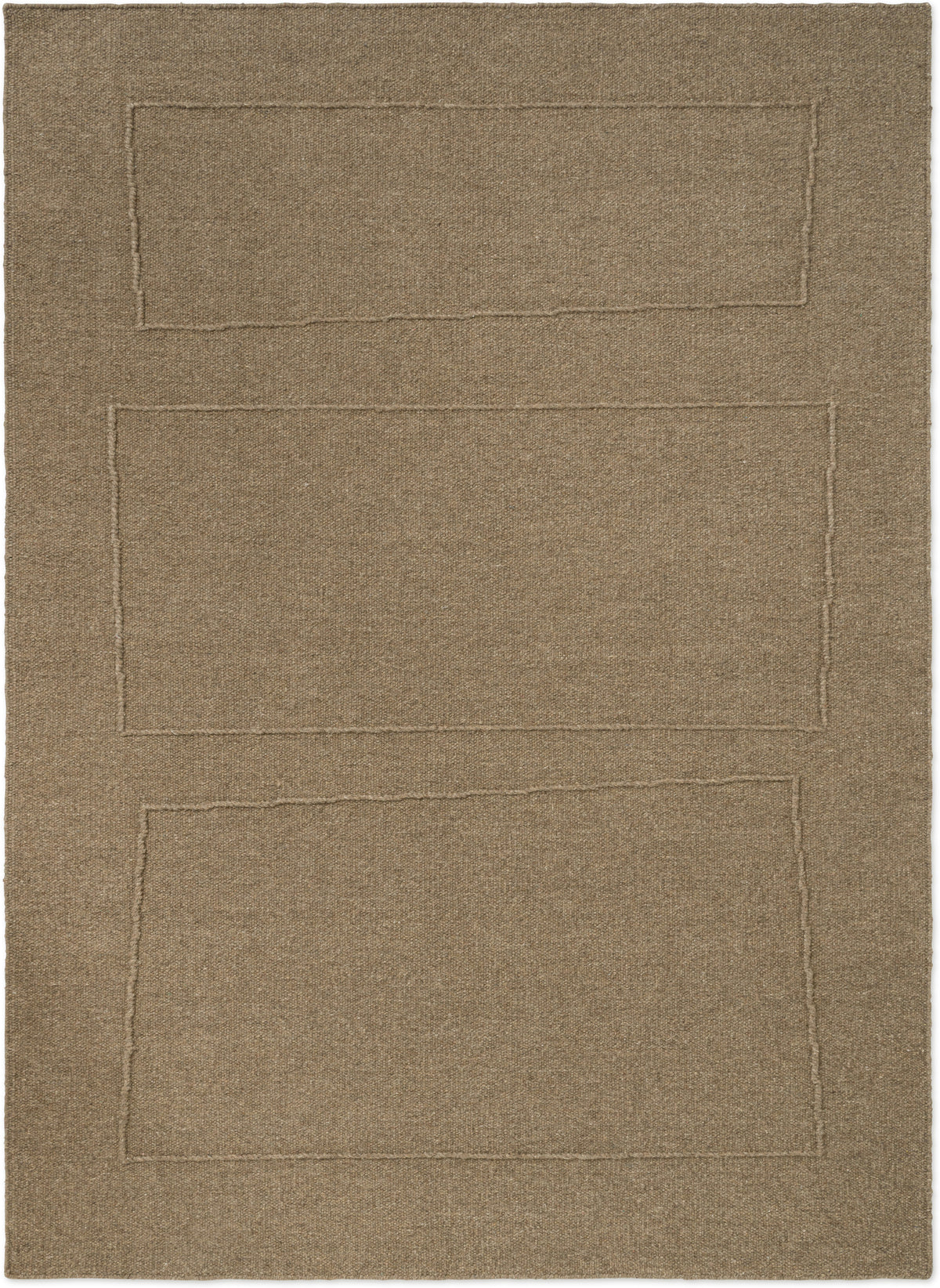 Vloerkleed Brink en Campman Senso Blocks Fur Brown 199305 – bovenaanzicht