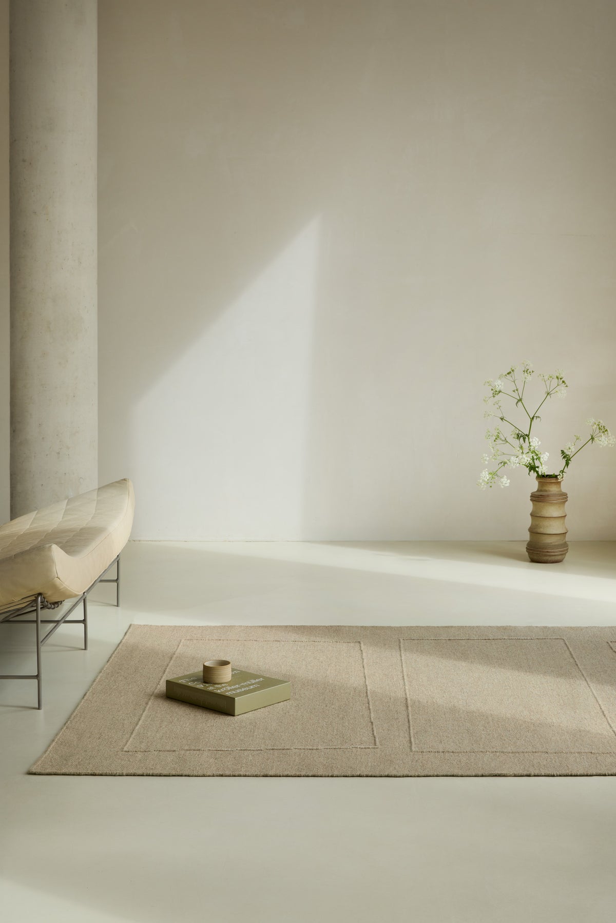 Vloerkleed Brink en Campman Senso Blocks Natural 199301 – sfeerfoto