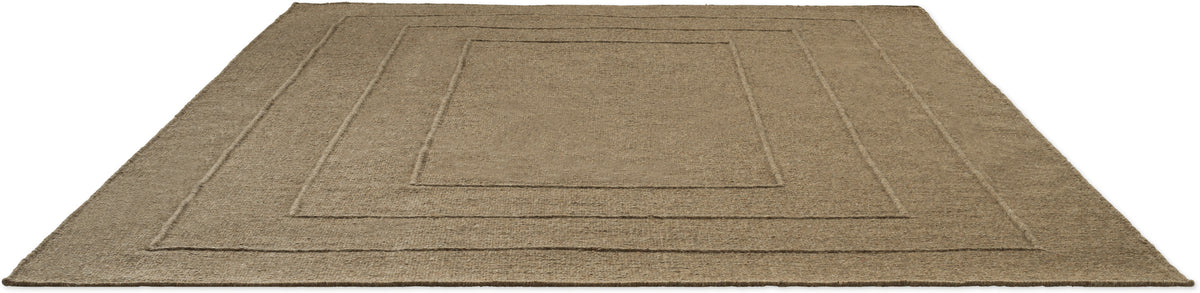 Vloerkleed Brink en Campman Senso Border Fur Brown 199105 – detailfoto