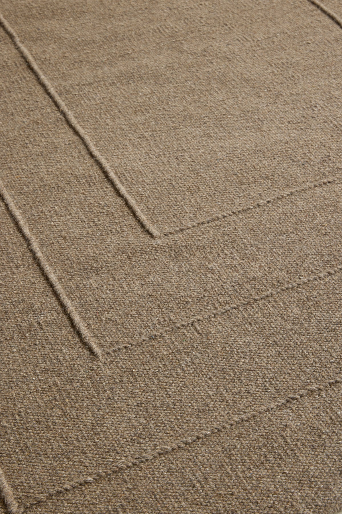 Vloerkleed Brink en Campman Senso Border Fur Brown 199105 – sfeerfoto