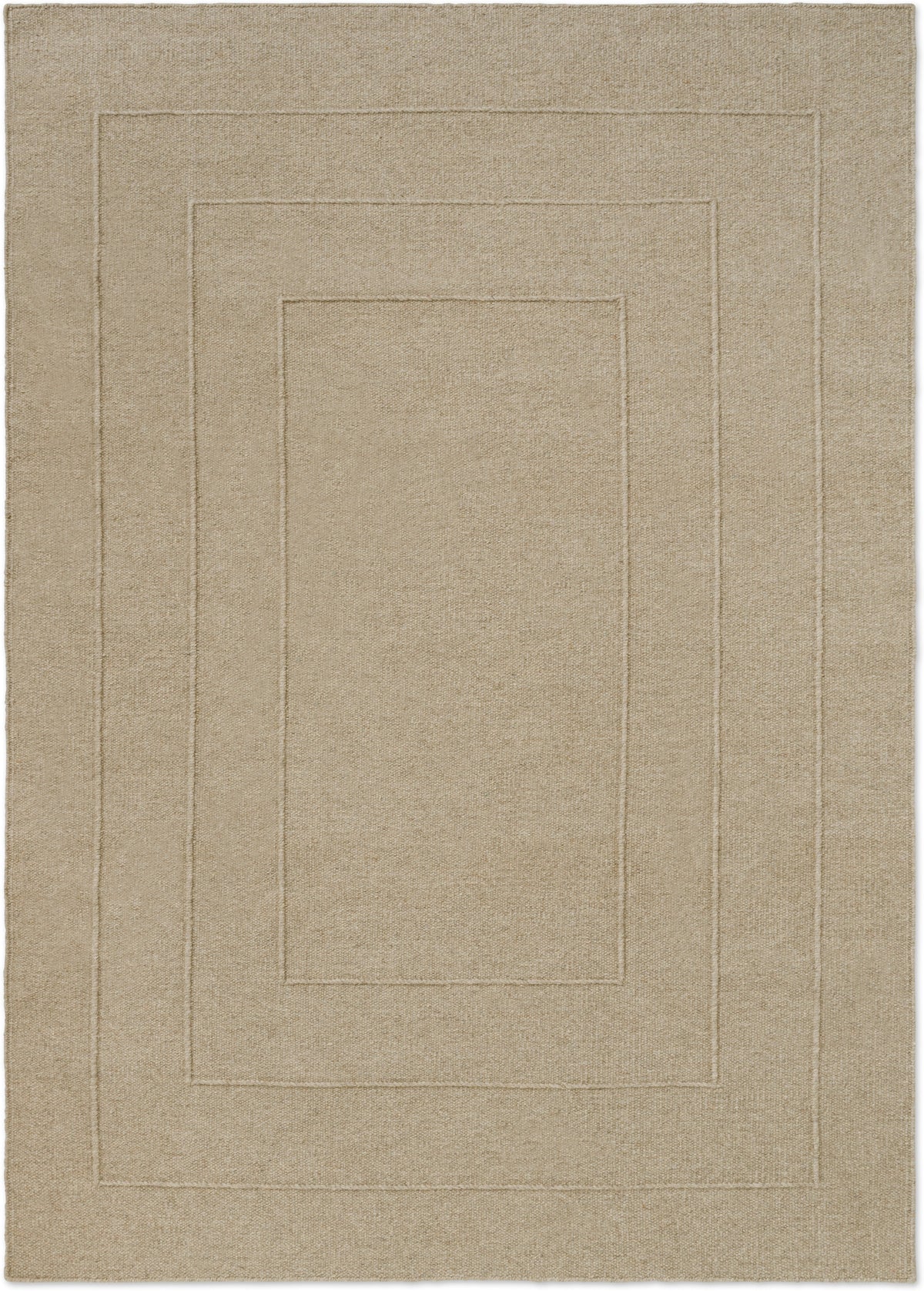 Vloerkleed Brink en Campman Senso Border Natural 199101 – bovenaanzicht