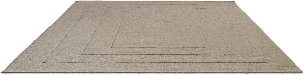 Vloerkleed Brink en Campman Senso Border Soft Taupe 199104 – detailfoto