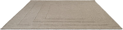 Vloerkleed Brink en Campman Senso Border Soft Taupe 199104 – detailfoto
