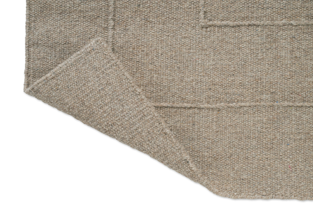 Vloerkleed Brink en Campman Senso Border Soft Taupe 199104 – detailfoto