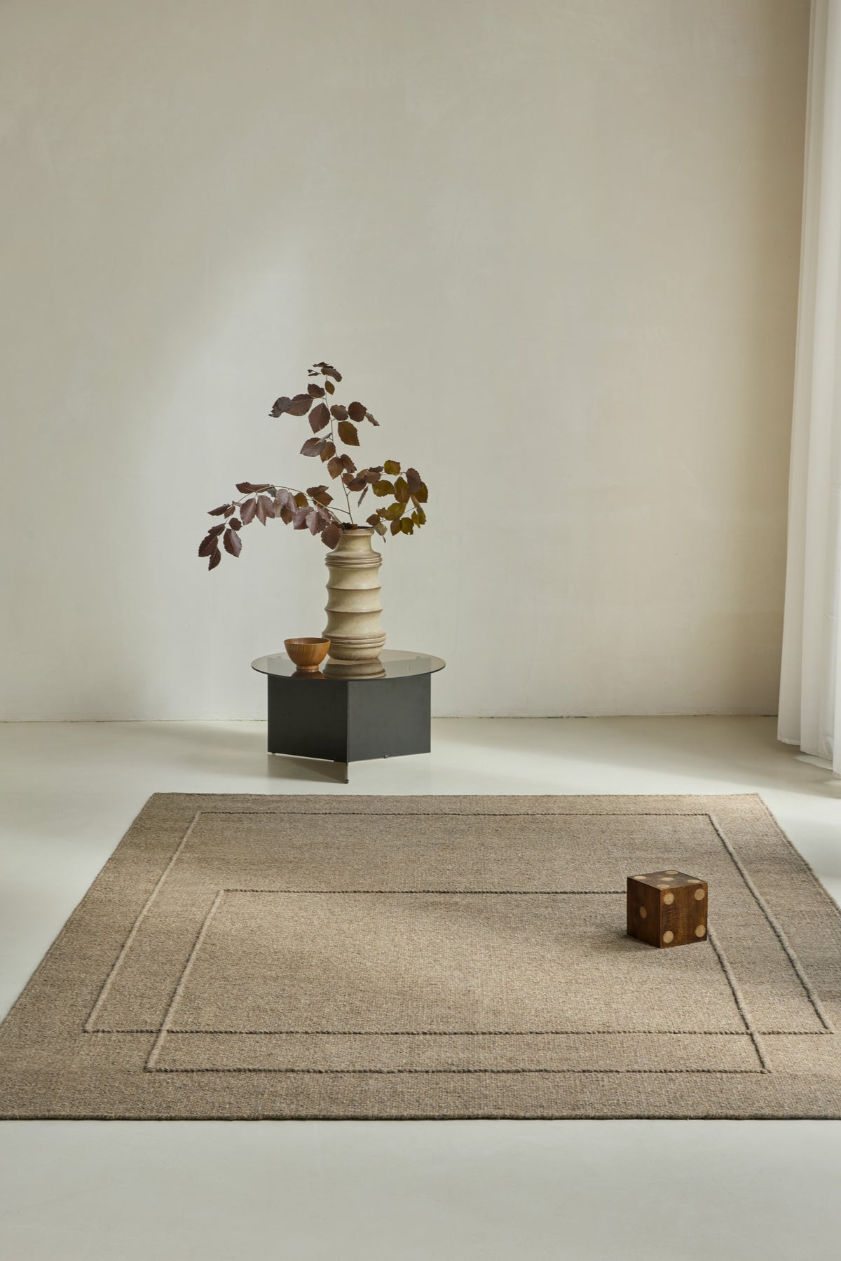 Vloerkleed Brink en Campman Senso Level Fur Brown 199205 – sfeerfoto