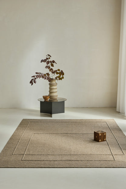 Vloerkleed Brink en Campman Senso Level Fur Brown 199205 – sfeerfoto