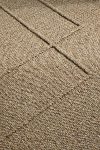 Vloerkleed Brink en Campman Senso Level Fur Brown 199205 – sfeerfoto