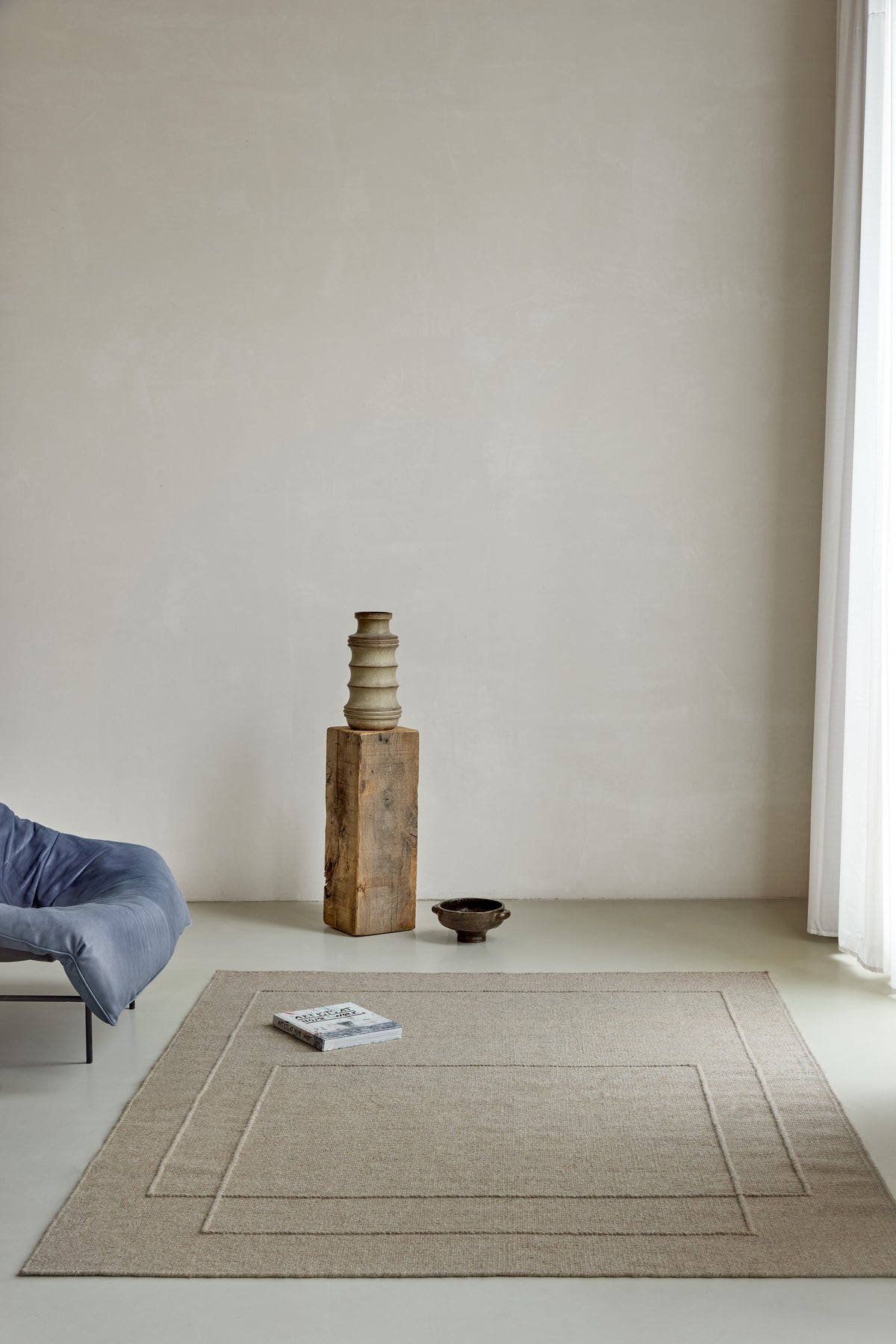 Vloerkleed Brink en Campman Senso Level Soft Taupe 199204 – sfeerfoto