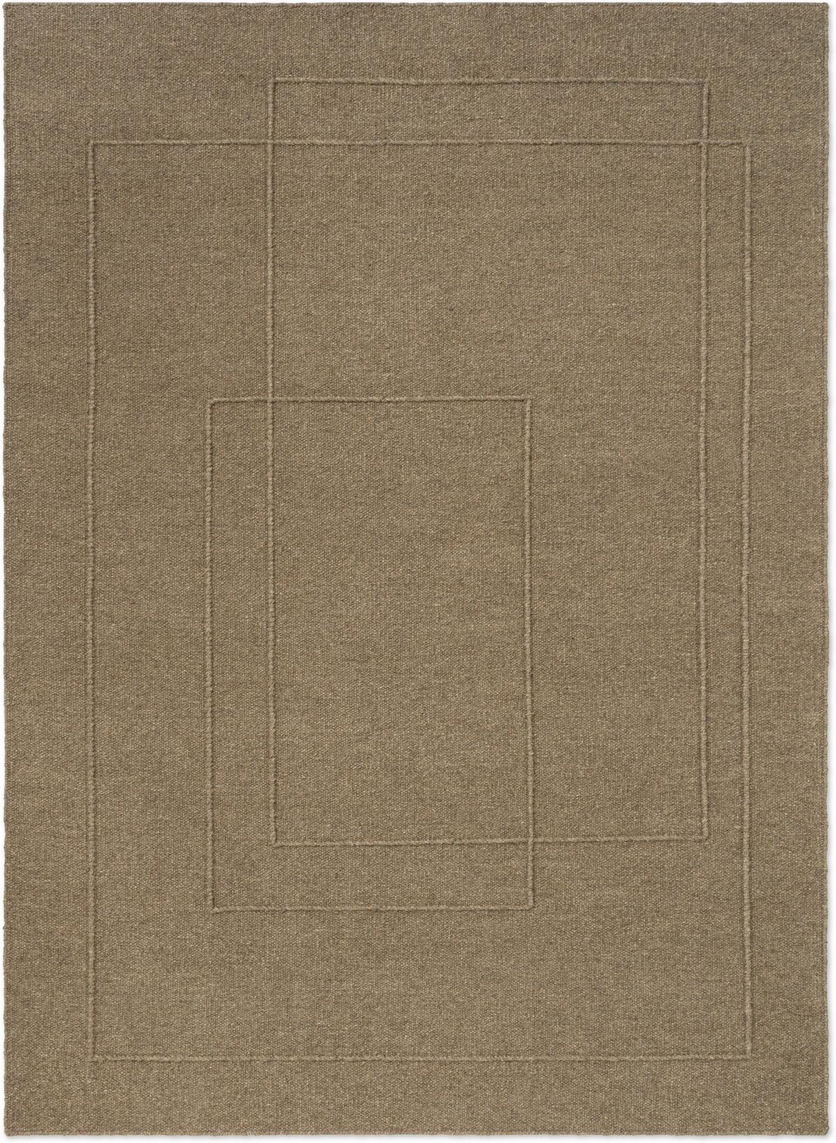 Vloerkleed Brink en Campman Senso Planes Fur Brown 199005 – bovenaanzicht