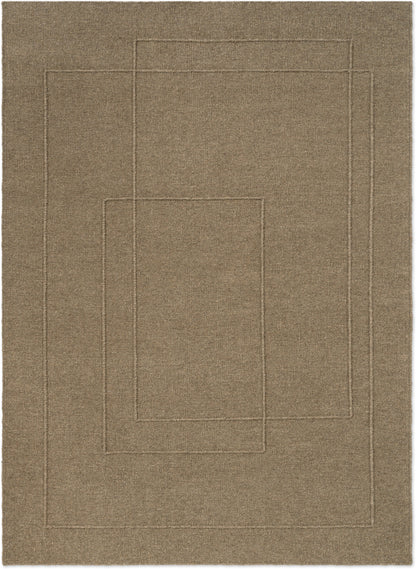 Vloerkleed Brink en Campman Senso Planes Fur Brown 199005 – bovenaanzicht