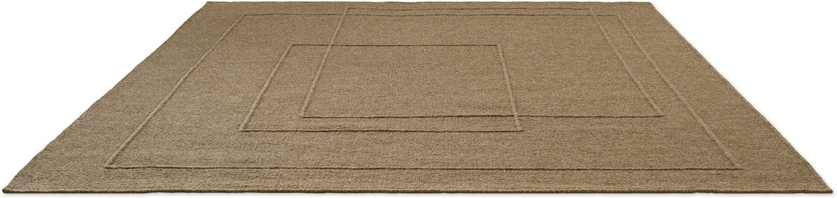 Vloerkleed Brink en Campman Senso Planes Fur Brown 199005 – detailfoto