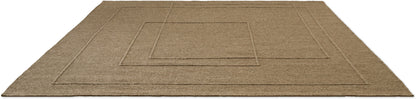 Vloerkleed Brink en Campman Senso Planes Fur Brown 199005 – detailfoto