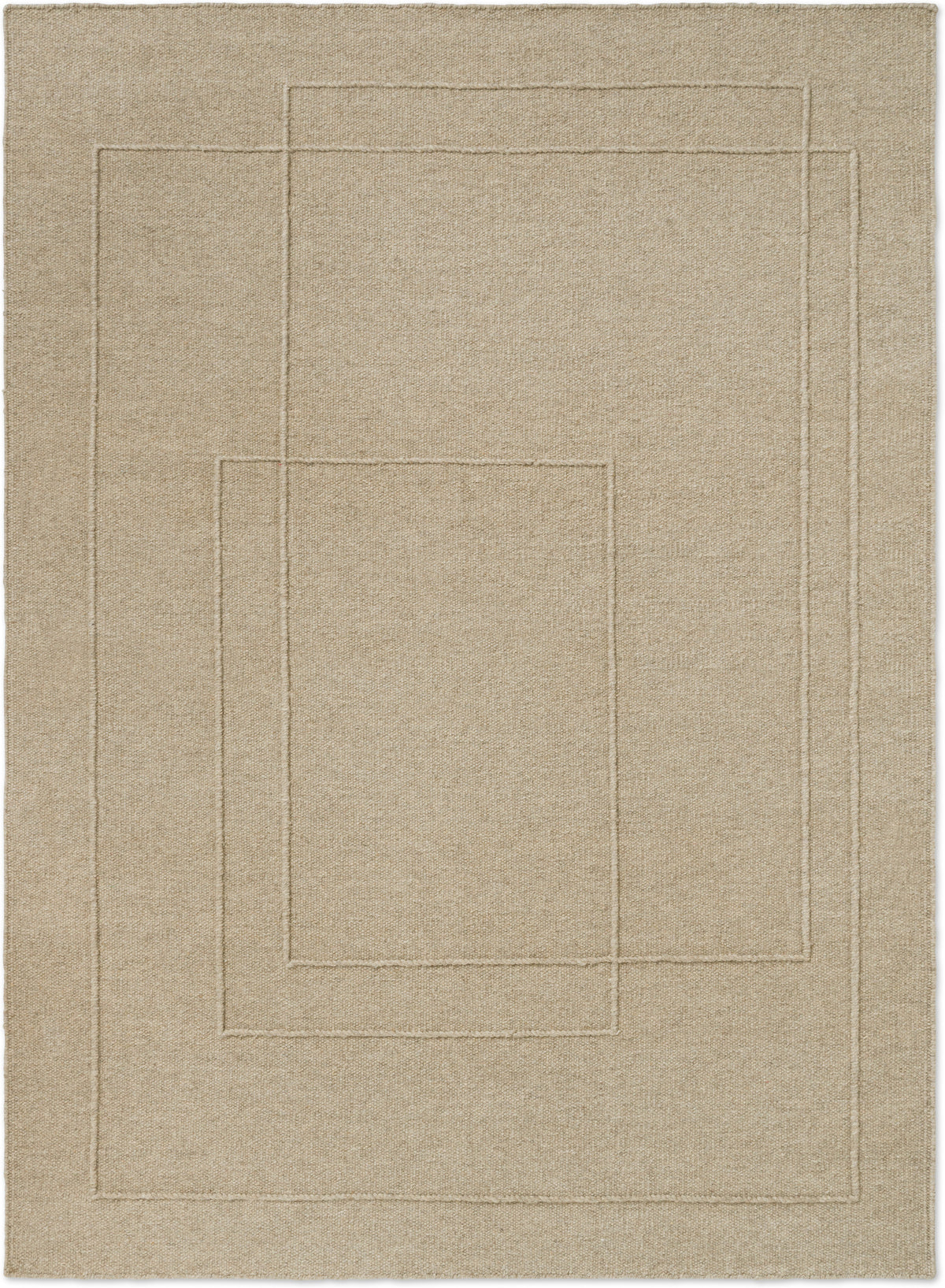Vloerkleed Brink en Campman Senso Planes Natural 199001 – bovenaanzicht
