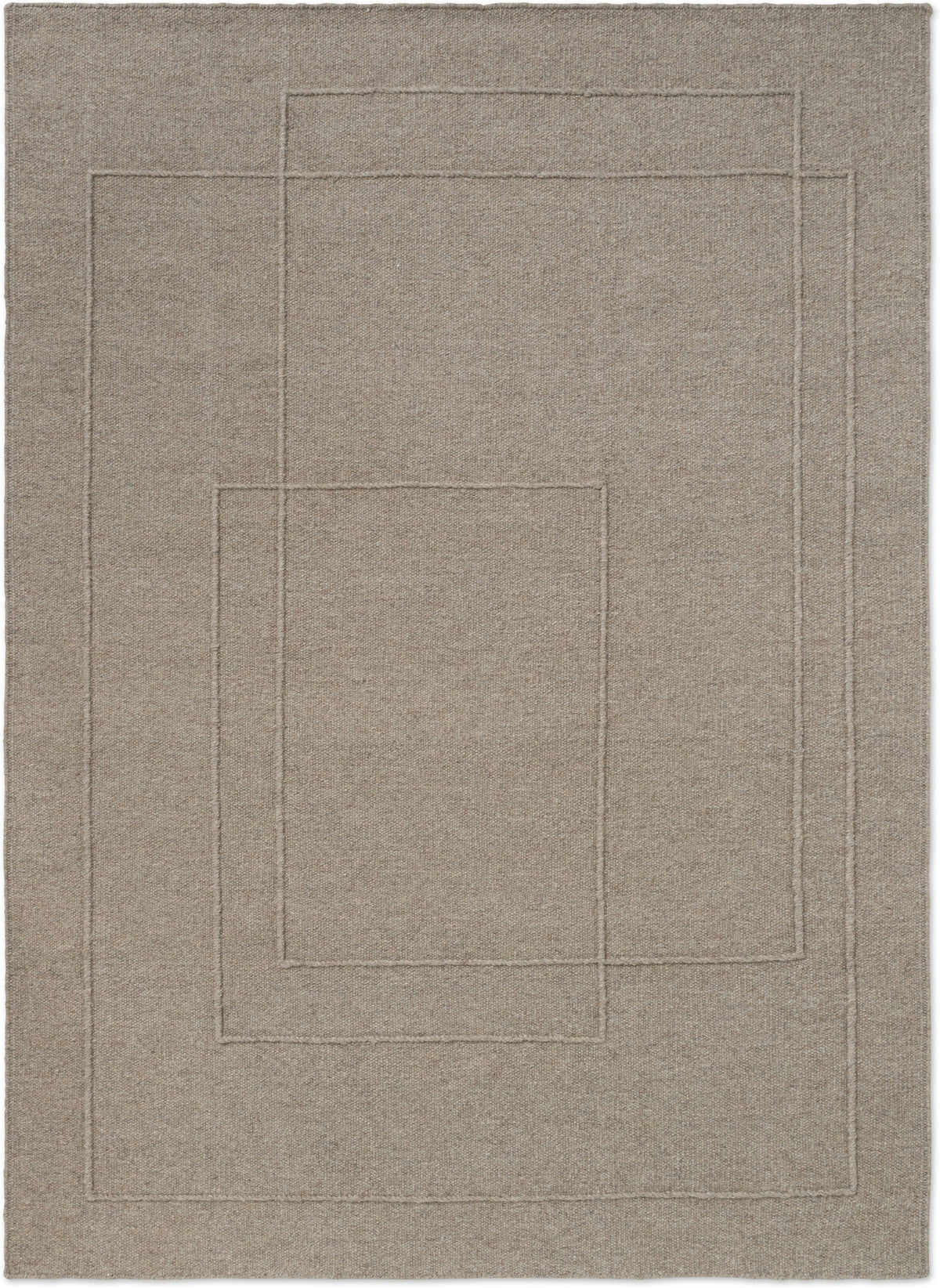 Vloerkleed Brink en Campman Senso Planes Soft Taupe 199004 – bovenaanzicht