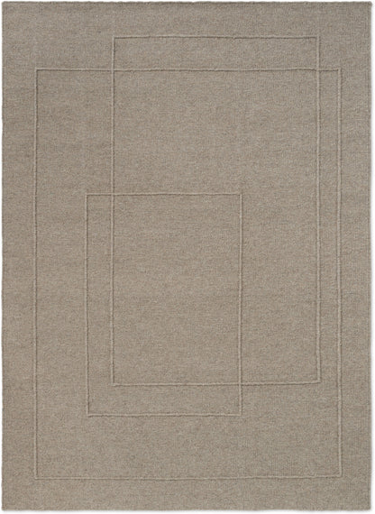 Vloerkleed Brink en Campman Senso Planes Soft Taupe 199004 – bovenaanzicht
