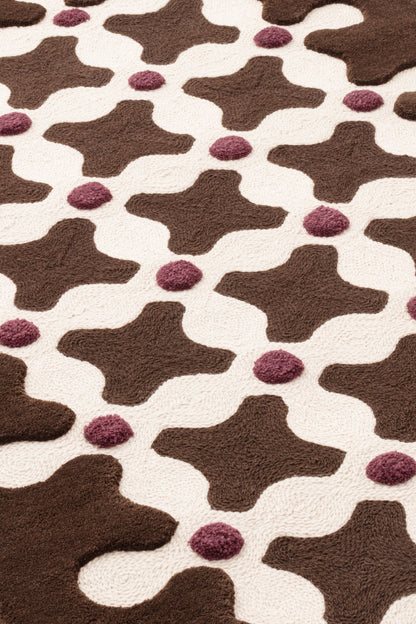 Detail van Criss Cross in Choco