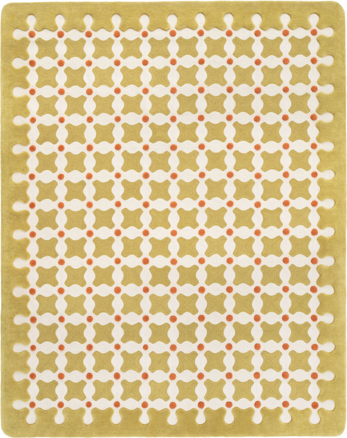 Volledig Criss Cross kleed in Mustard