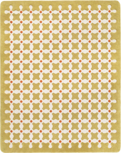 Volledig Criss Cross kleed in Mustard