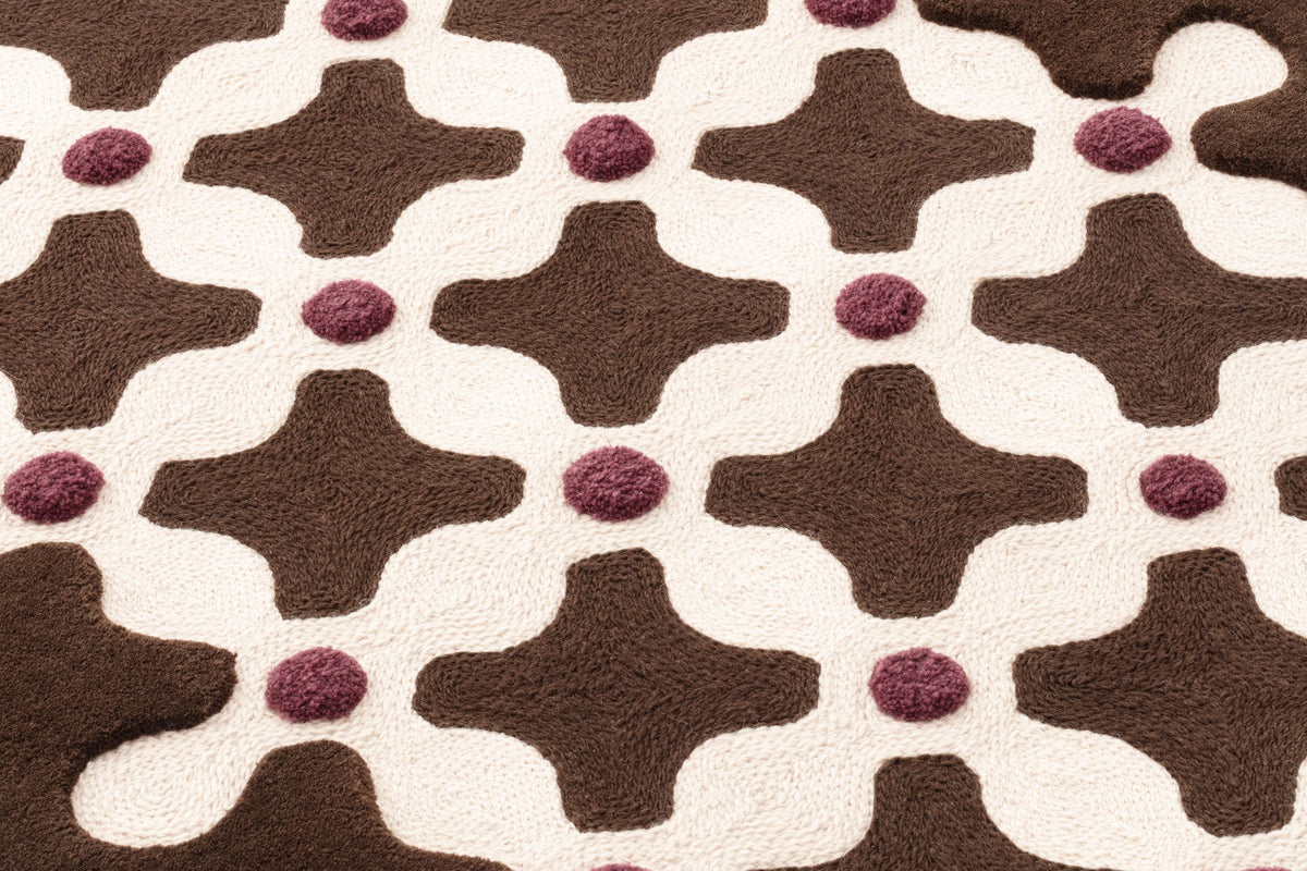 Criss Cross — Choco | cc-tapis – detail