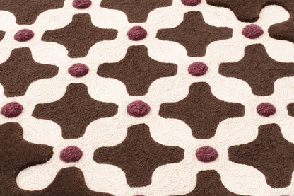 Criss Cross — Choco | cc-tapis – detail