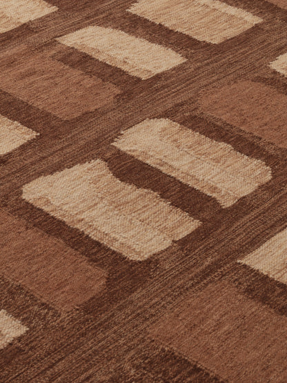 Tessera Overlay — Rust van Yabu Pushelberg voor cc-tapis – detail
