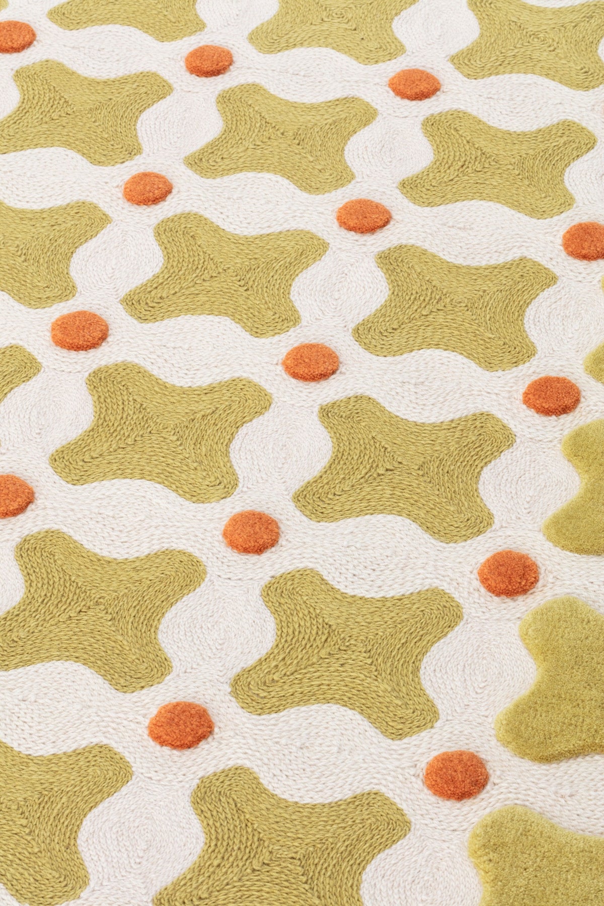 Criss Cross — Mustard | cc-tapis – detail