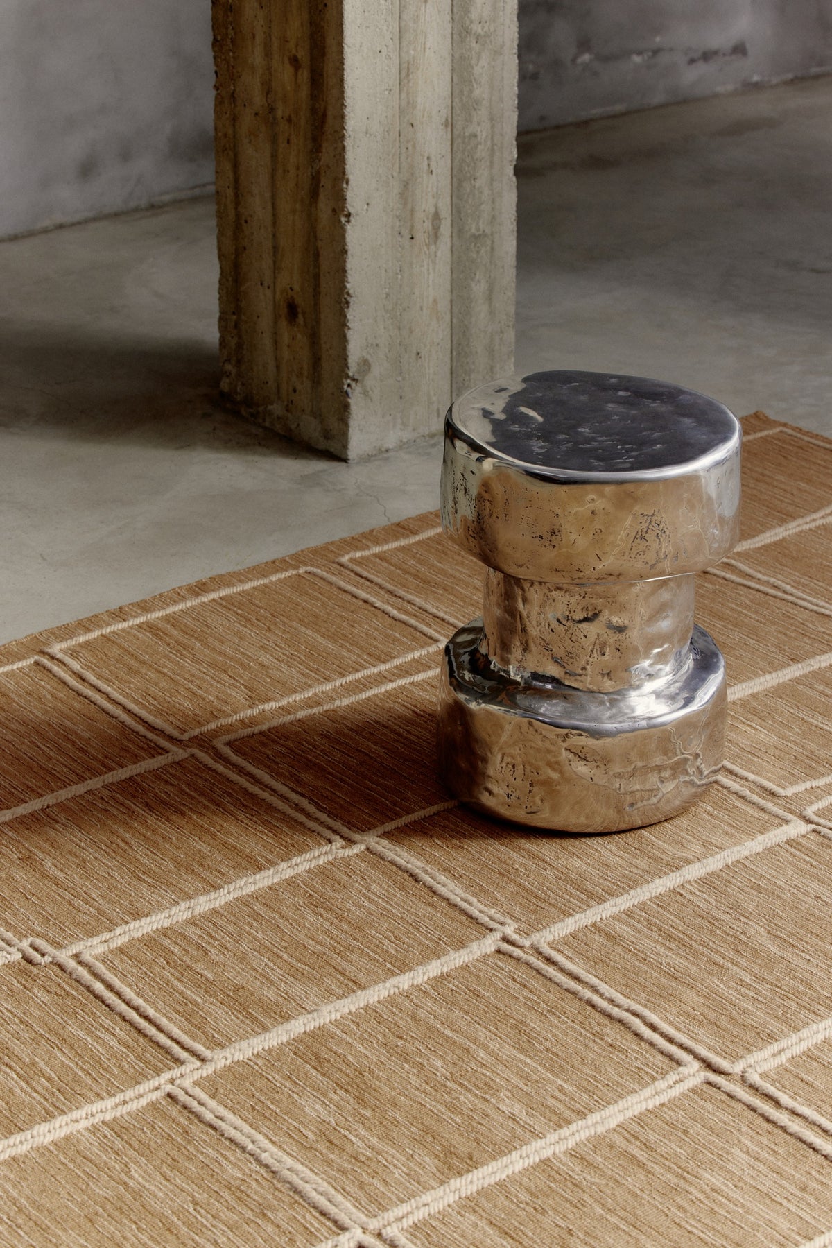 Tessera Offset — Brown caramel | cc-tapis – sfeer