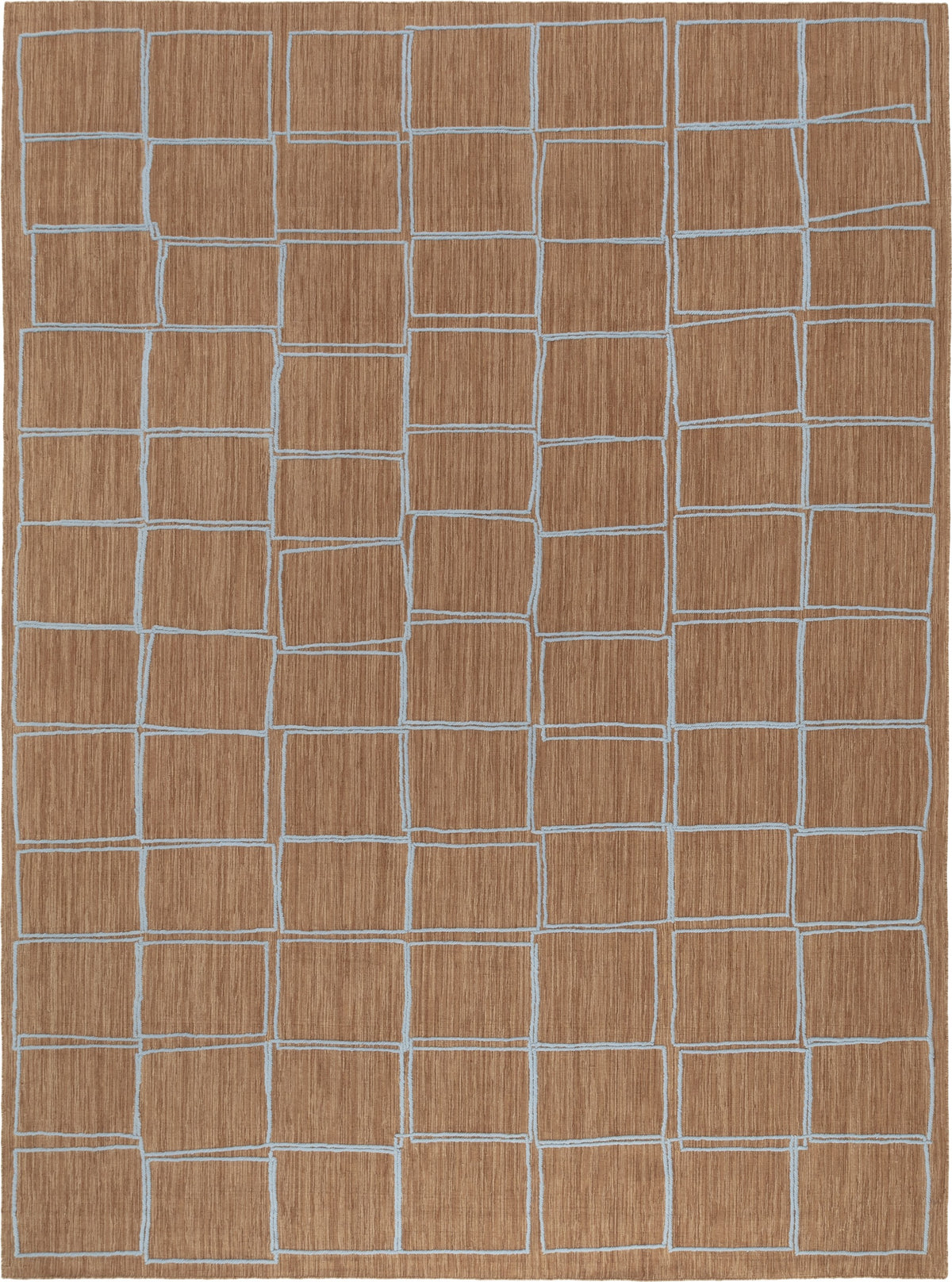 Tessera Offset — Brown light blue | cc-tapis – volledig