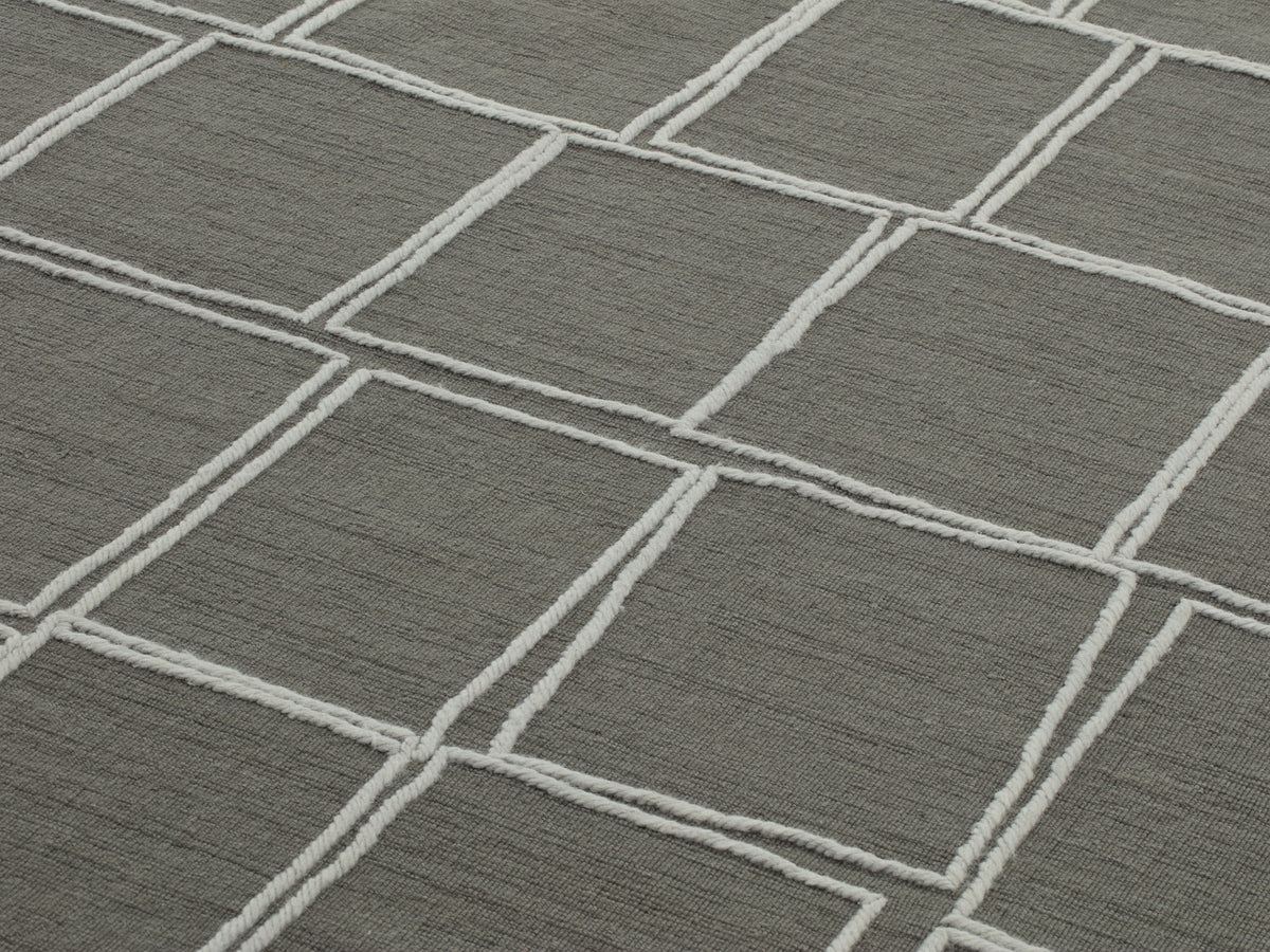 Tessera Offset — Light grey van Yabu Pushelberg voor cc-tapis – detail