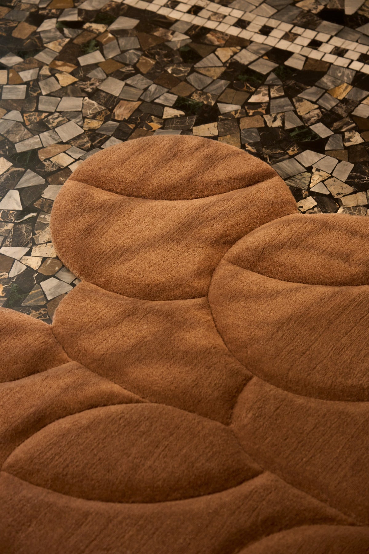 Rilievo vloerkleed — Sand | cc-tapis – sfeer