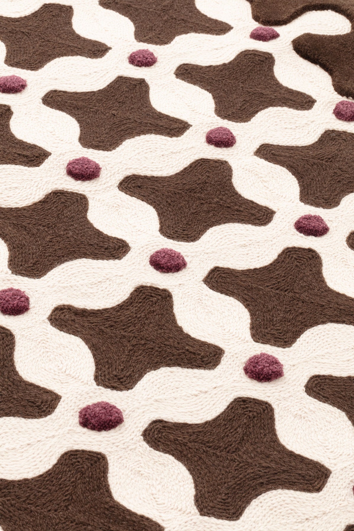 Criss Cross — Choco | cc-tapis – detail