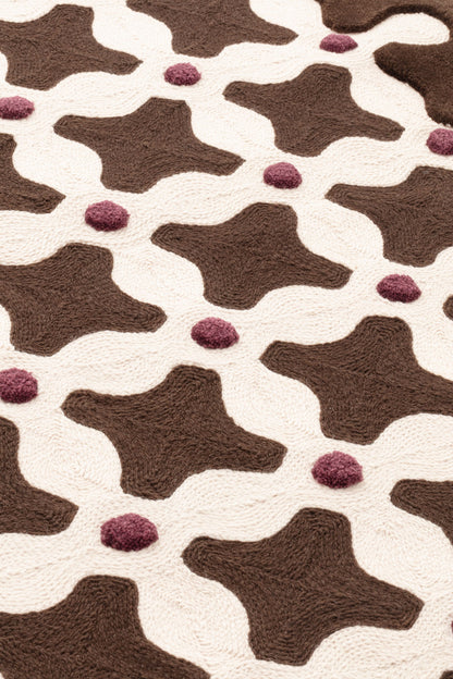 Criss Cross — Choco | cc-tapis – detail