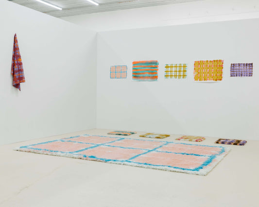 Grandma Pattern 4 — Pink Blue | cc-tapis – sfeer