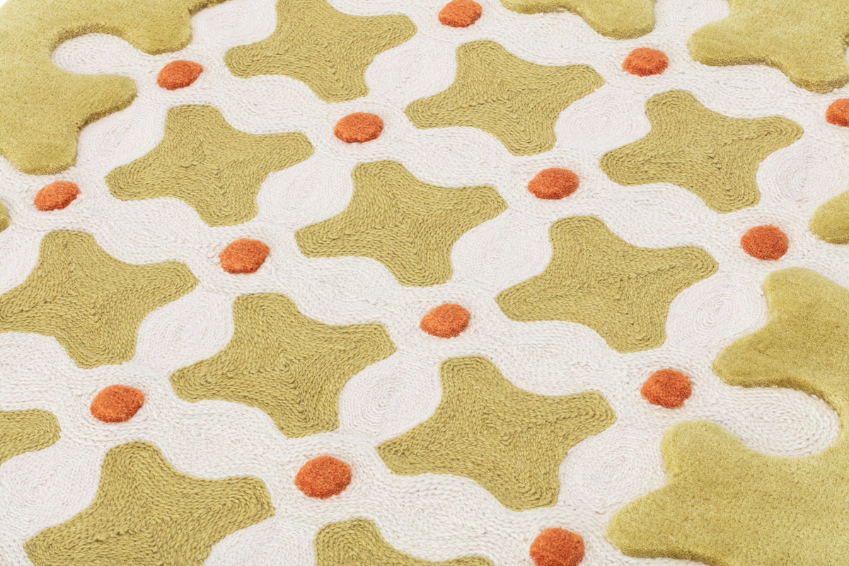 Criss Cross — Mustard | cc-tapis – detail