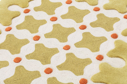 Criss Cross — Mustard | cc-tapis – detail
