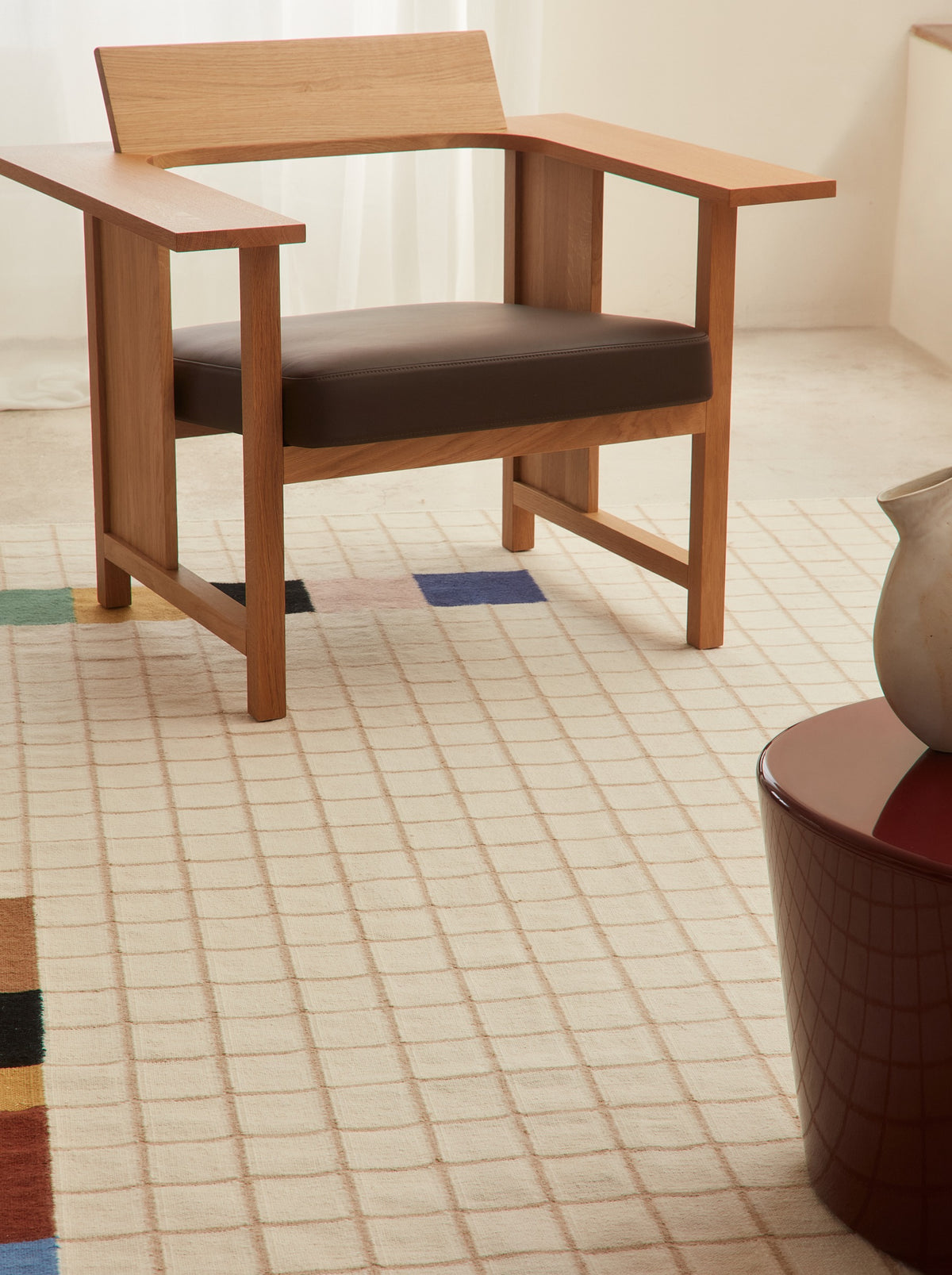 Raag — Rectangular Grid 2 | cc-tapis – sfeer