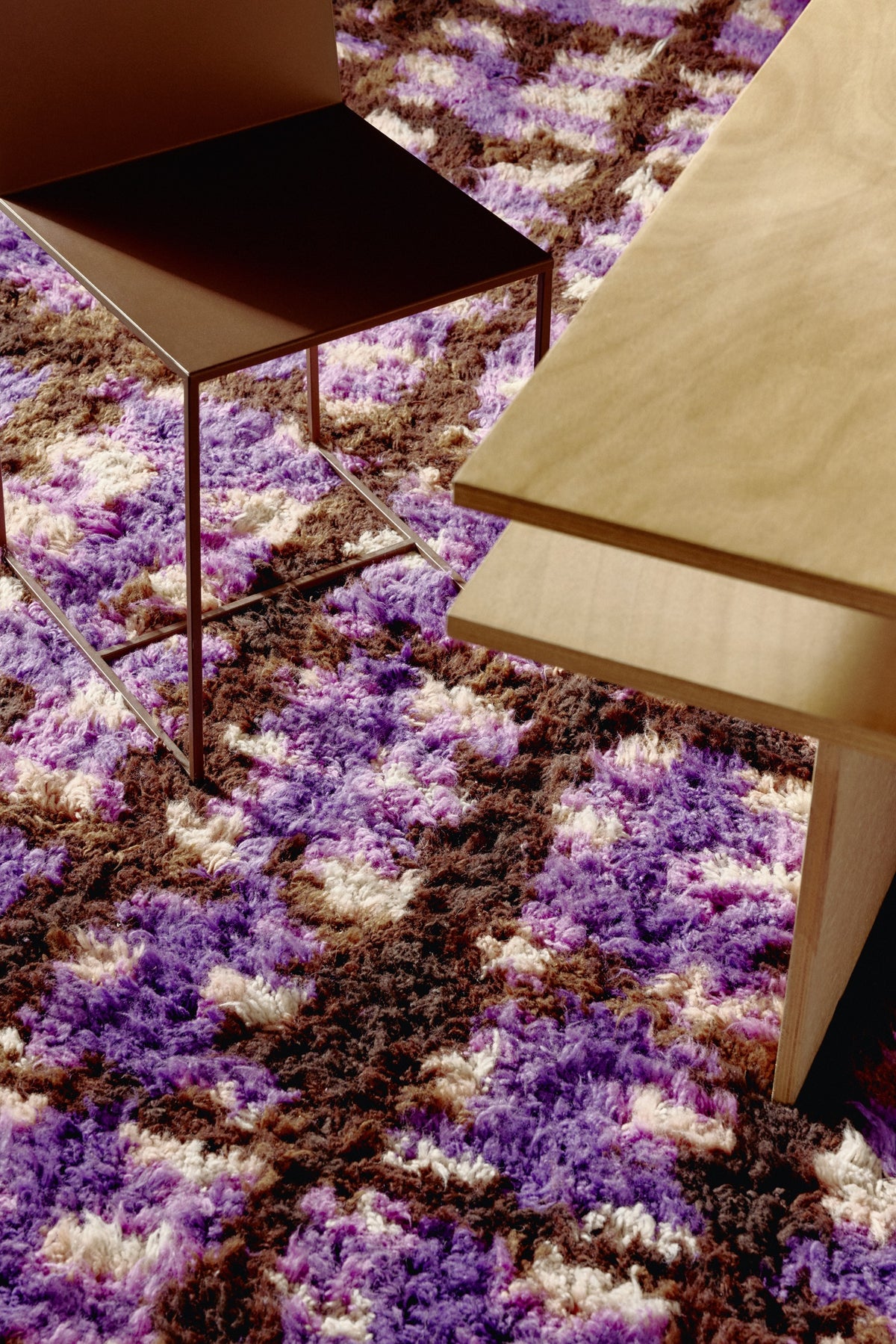 Grandma Pattern 1 — Purple Brown | cc-tapis – sfeer