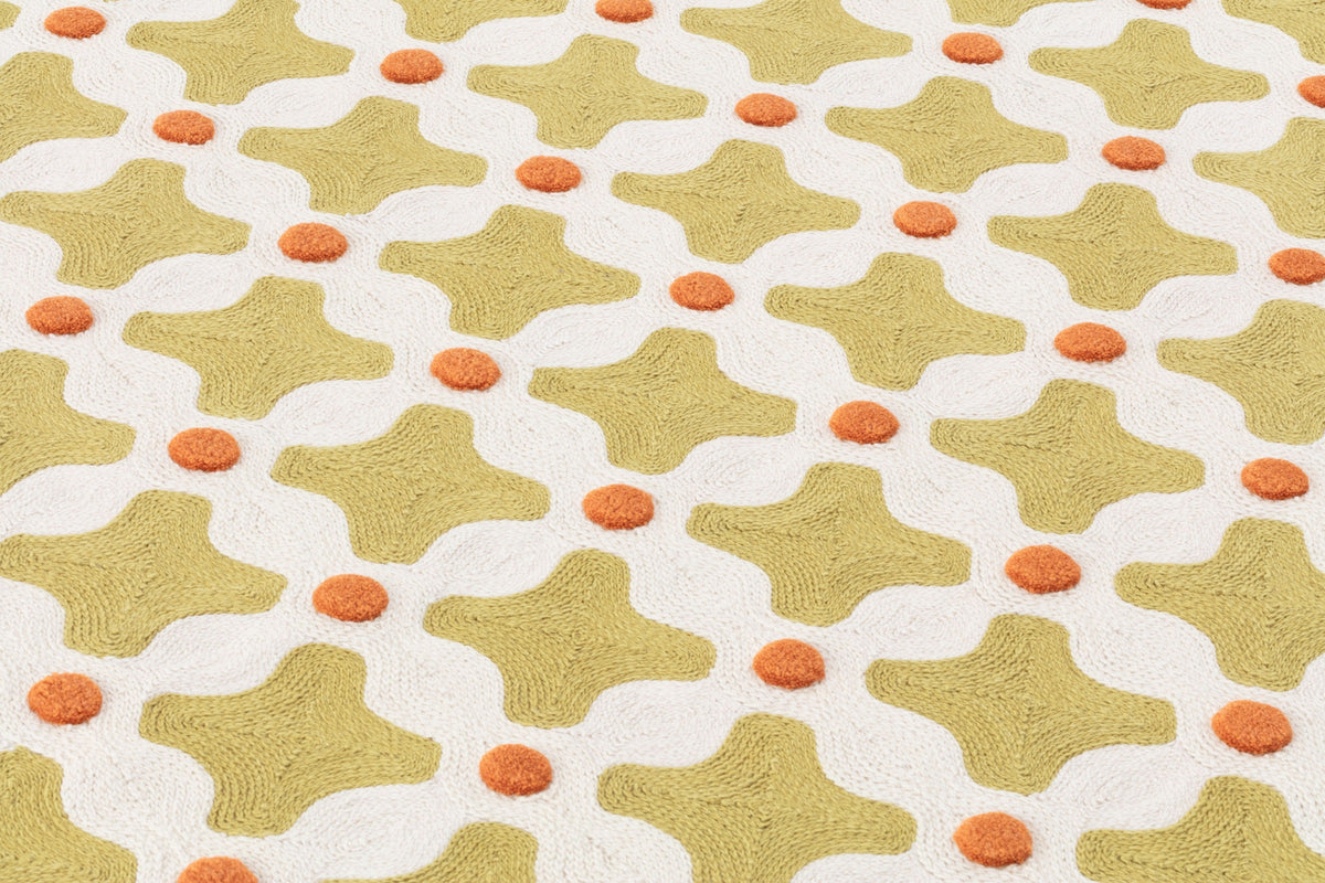 Criss Cross — Mustard | cc-tapis – detail